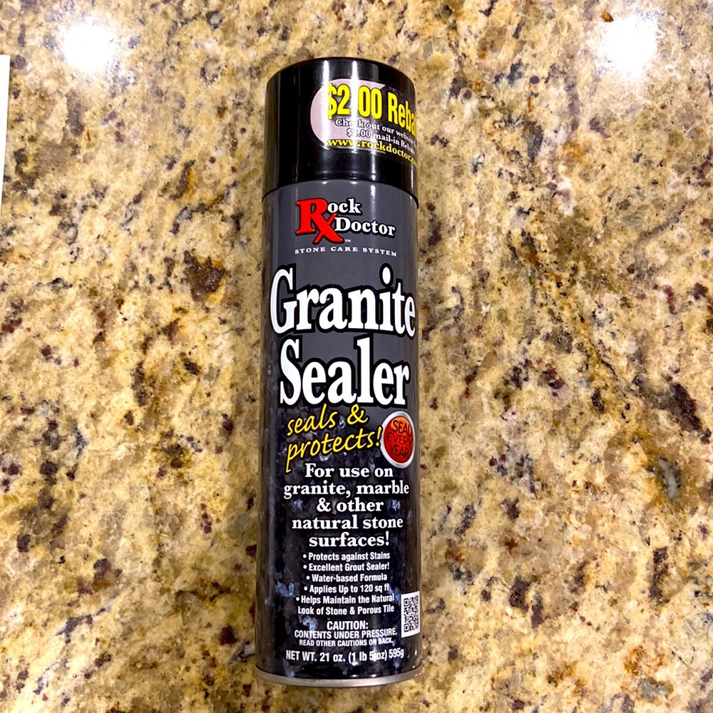 Rock Doctor Granite sealer can treatment countertop protection & sealant spray